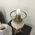 Converted Satin Glass Gone With The Wind Lamp 2 thumbnail