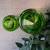 Vintage Green Glass Canister Set 3 thumbnail