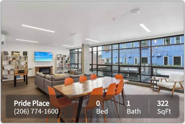 $1,100 / 322ft2 - Un hogar donde cada momento es preciado: Descubra nuestro estudio BR. (Seattle)63688296217729121