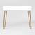 Hairpin Writing Desk with Storage - White 3 thumbnail