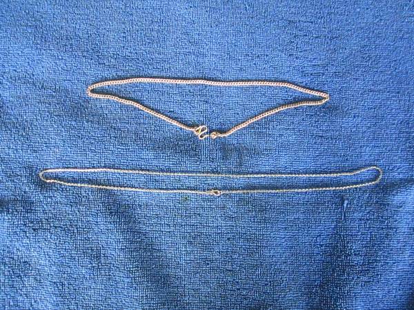 Two Sterling S-Clasp Necklaces - One Price - $40 (Upper East Side)63471379833857120