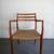 Vintage JL Moller #62 armchairs with cord seats - two available 12 thumbnail