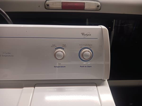 Whirlpool dryer 1