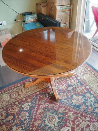 Oak Table 48" Round 1