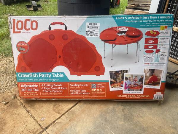 Crab/Crawfish tables 1