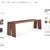 Bludot Amicable Split Bench in Walnut (2) 2 thumbnail