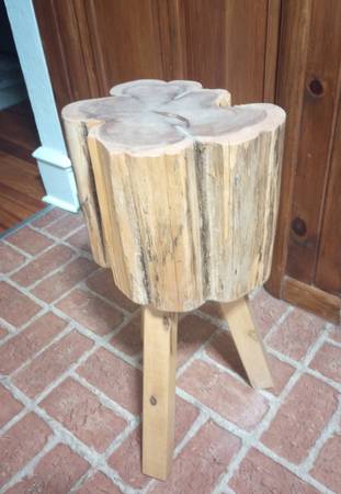 Real Tree Trunk Table 1
