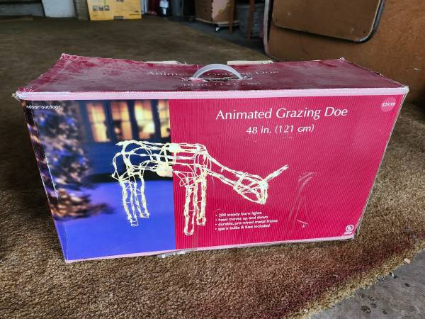 Animated 48" Reindeer 1