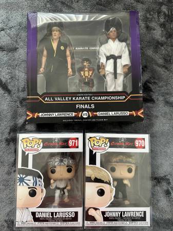 KARATE KID / COBRA KAI FUNKO POP Y LOTE DE FIGURAS DE ACCIÓN (Camarillo)63952982323459120