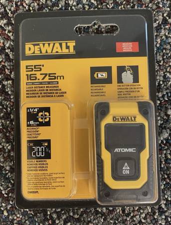 DEWALT DW055PL 55ft Atomic Laser Distance Measurer 1