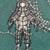 Fine sterling silver 925 white gold finish chain and pendant with 5.9 carats lab 4 thumbnail