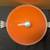 NEW - Orange Fiesta 4 Qt Persimmon Enamelware Oval Roaster with Lid 2 thumbnail