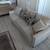 Beige 3-Seater Sofa & 4 Matching Cushions - 80" Long (Good Condition) 4 thumbnail