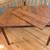 VINTAGE KITCHEN TABLE TABLE ELM 51x30 REMOVE ABLE LEAF 5 thumbnail