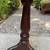 Antique Wooden Queen Anne Style Pedestal Circa 50s from Historic Home 8 thumbnail