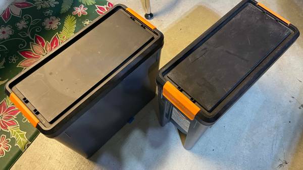 TRAEGER PELLET BIN (2) 1