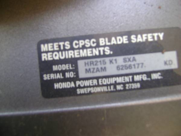 Honda Auto propelida Master Cortacésped - $300 (Sur de Lake Whatcom)63435780991105122