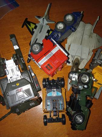 Vintage 1980s 1984 1985 g1 transformers optimus prime robots lot 1