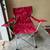 Two Available Outdoor Folding Nylon Chairs w Carry Bag 7 thumbnail