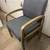 New Gray Guest Chair with Driftwood Finish Frame 3 thumbnail