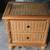 bedside small dresser   2 drawers   wicker 3 thumbnail