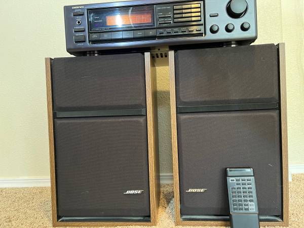 Onkyo receiver/ Bose speakers 1
