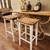 HIGH END PIER ONE IMPORTS DISTRESSED BAR STOOLS 1 thumbnail