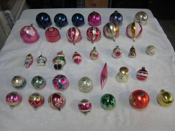 CHRISTMAS GLASS CHRISTMAS  ORNAMENTS 27 Collectibles + 26 more 1