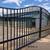 Affordable DRIVEWAY GATES Galvanized Gate Wrought Iron Security 4 thumbnail