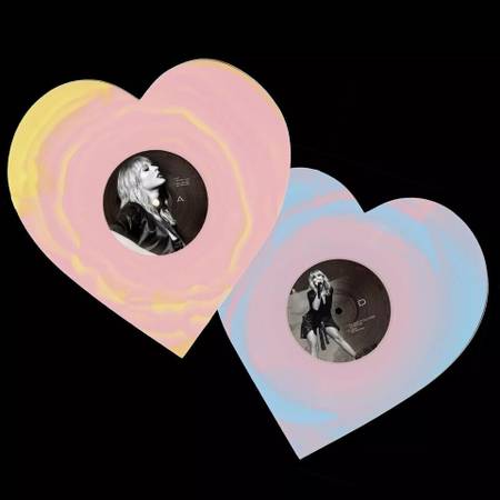 Taylor Swift LOVER: Live from Paris RARE heart-shaped marbled VINYL! 1
