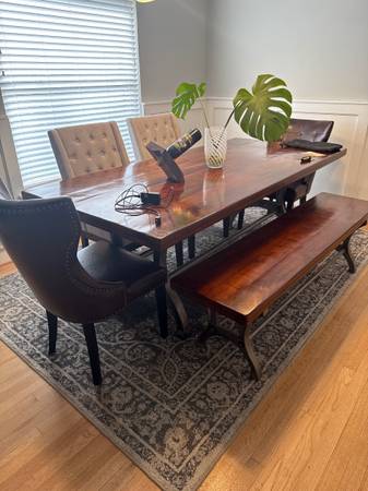 Rustic Dining Room Table Set 1