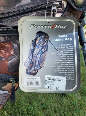 PowerBilt Camo Stand Bag 1