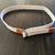 Women's White D-Ring Woven Canvas Belt W/Leather Accents 3 thumbnail