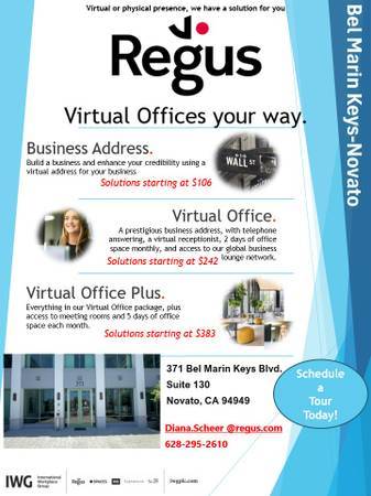 $106 📬Professional Address Biz Mailbox for $106/mo! Sign up today! 🌞 (novato)63748461962371120