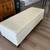 Cream white large storage bench 2 thumbnail