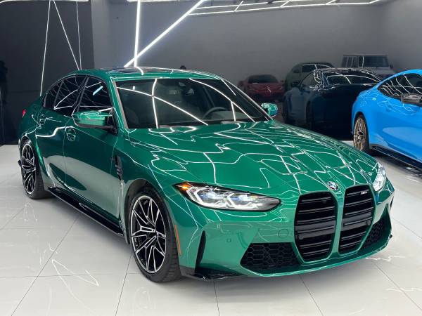 ____ 2022 BMW M3 SEDAN**MANUAL TRANSMISSION**ISLE OF MAN GREEN**RARE** - $72,980 (Cash / Finance / Crypto / Trade ins accepted.)63443805351681123