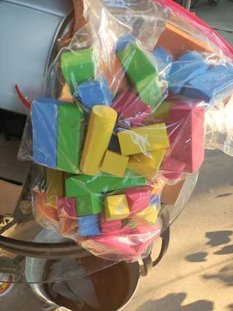 Styrofoam building blocks 1