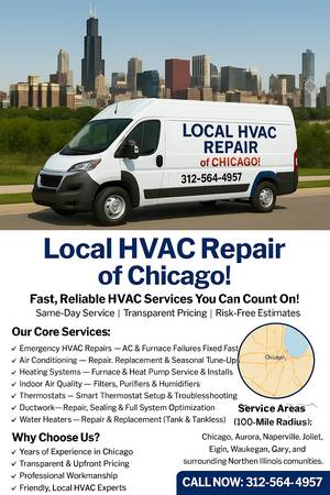 Local HVAC Repair of West Chicago - 24/7 Service 1