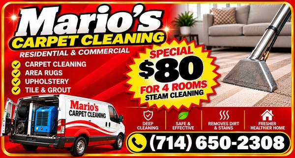 714 650 2308...CARPET CLEANING PROFESSIONALS 1