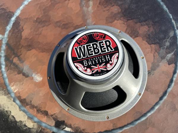 Weber 12-65 ceramic guitar speaker pair 1