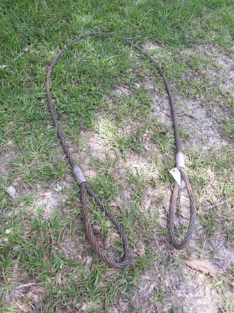 10 ft. 3 inch heavy duty steel cable choker 1in thick 1