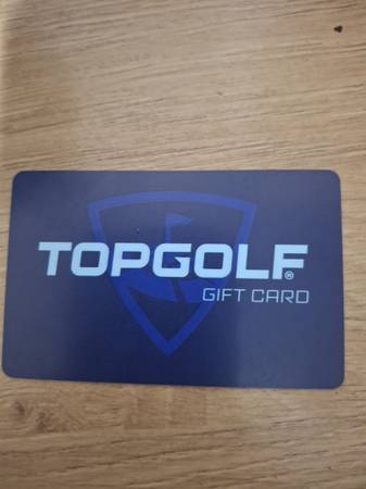TOPGOLF gift card 1