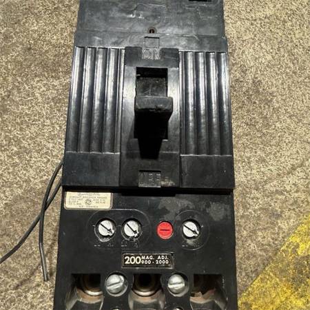 GE TFJ226200 200A 2-Pole Circuit Breaker 600VAC / 250VDC 1