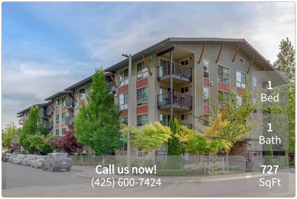$2,055 / 1br - 727ft2 - No car? No problem! Great community near transit lines! 1 bed/1 bath (Redmond)63884894412291120