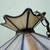 Vintage Tiffany Style Hanging Lamp Shade w/ Bulb Stained Glass Brown 2 thumbnail