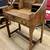 Antique Art & Crafts Oak Wood Desk. 5 thumbnail