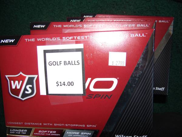Wilson Staff ''Spin'' Golf Balls: 12 Count --New in Box-Half Price-- 1