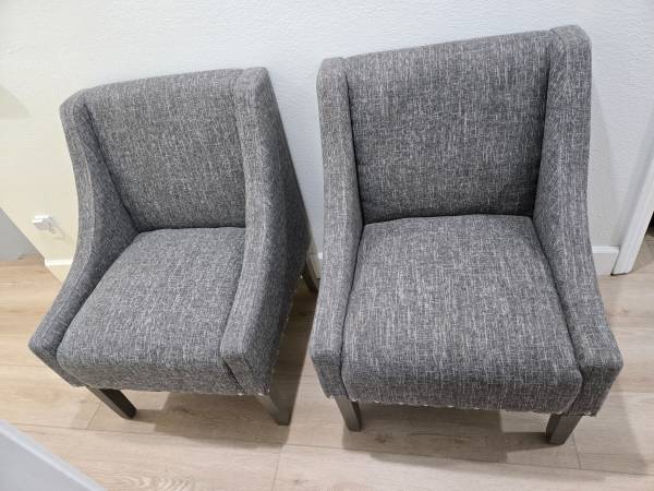 Wayfair Gray Chairs (set of 2) 1