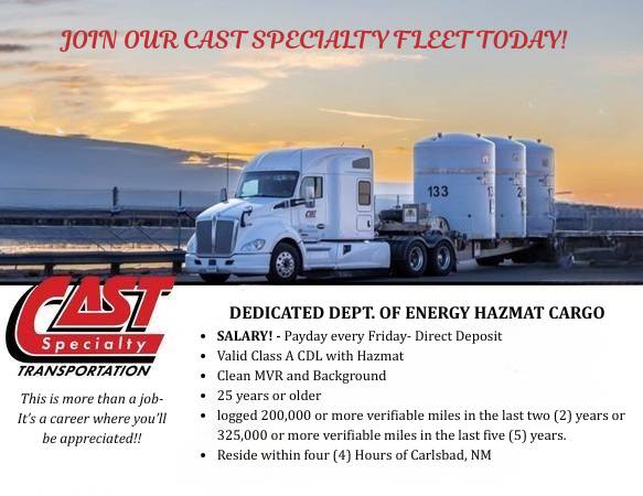 CAST SPECIALTY IS HIRING! 1