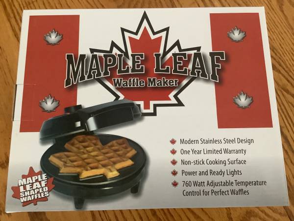 Maple Leaf Waffle Maker 1